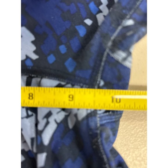 Nike Dri Fit Cropped Leggings Blue Athletic Workout GUC Women's Size S - Picture 10 of 11